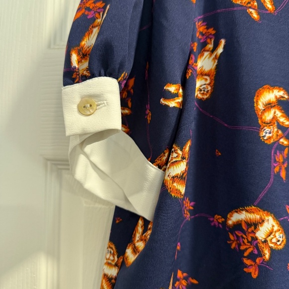 SOLD—NWOT Modcloth Sloth Swing Blouse-Size L - Picture 6 of 10